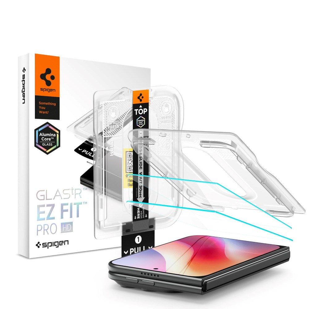 iPhone Duo Spigen Glass tR EZ Fit Pro HD Screen Protector - 2 pcs - Transparent