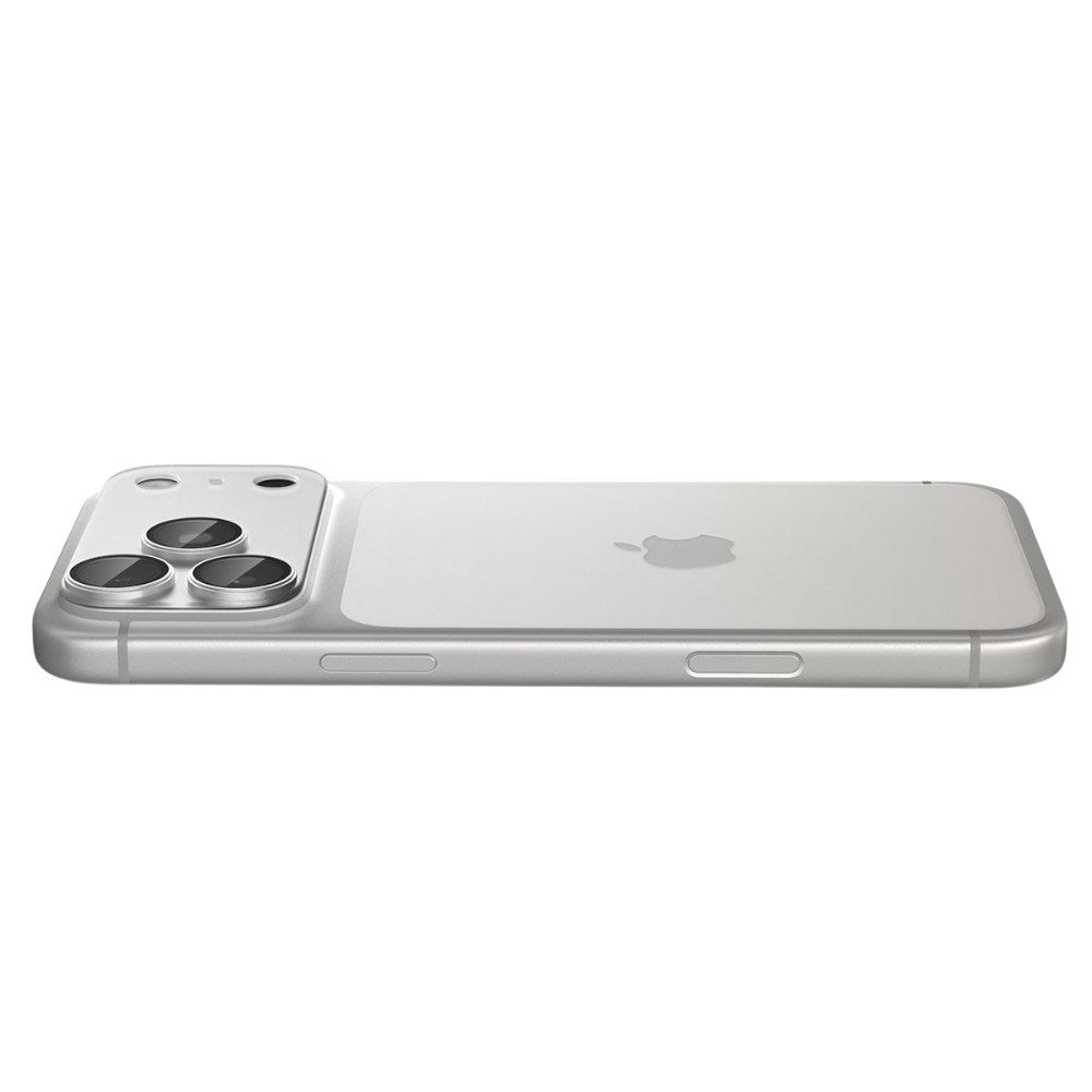 iPhone 18 Pro Max Spigen Glass tR EZ Fit Optik Pro XL Camera Lens Protector - Silver