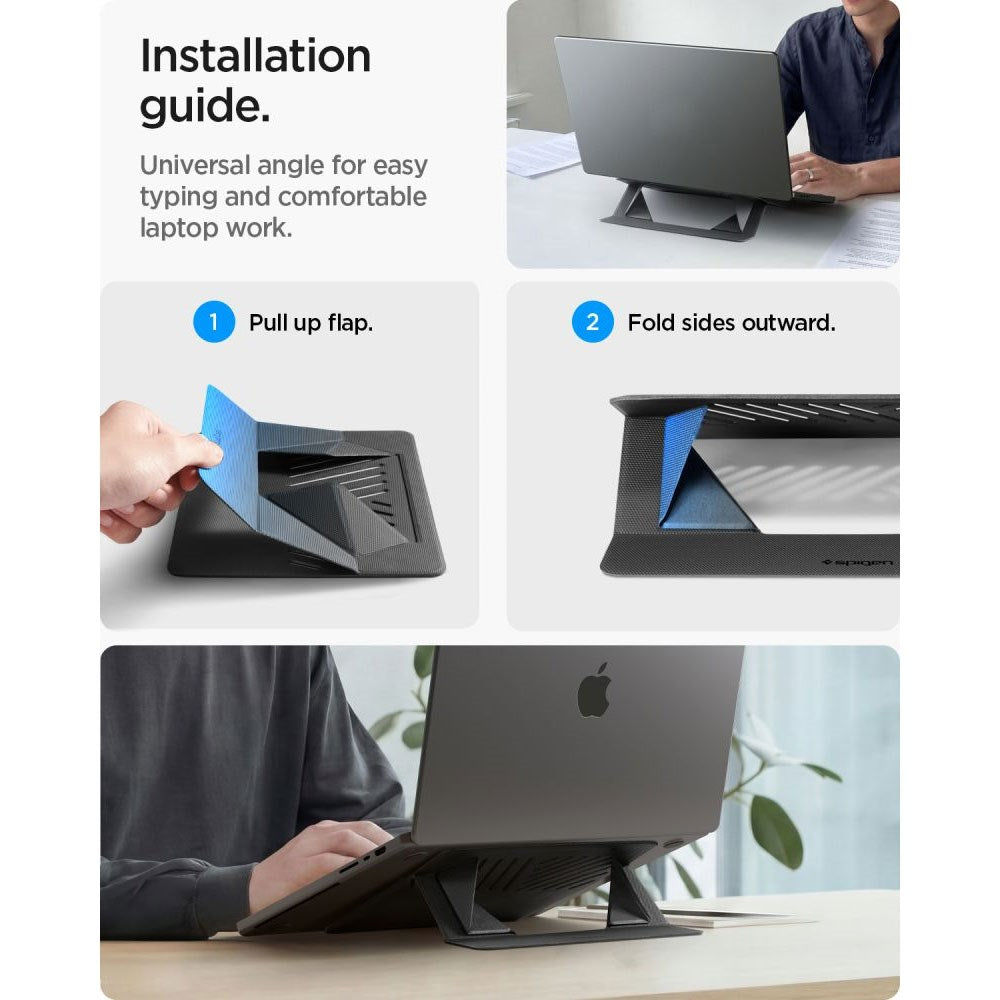 Spigen Foldable Universal Laptop Stand - Black