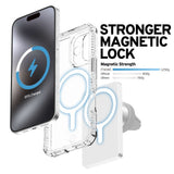 iPhone 17 ITSKINS Hybrid MagClear Case - MagSafe Compatible - Transparent