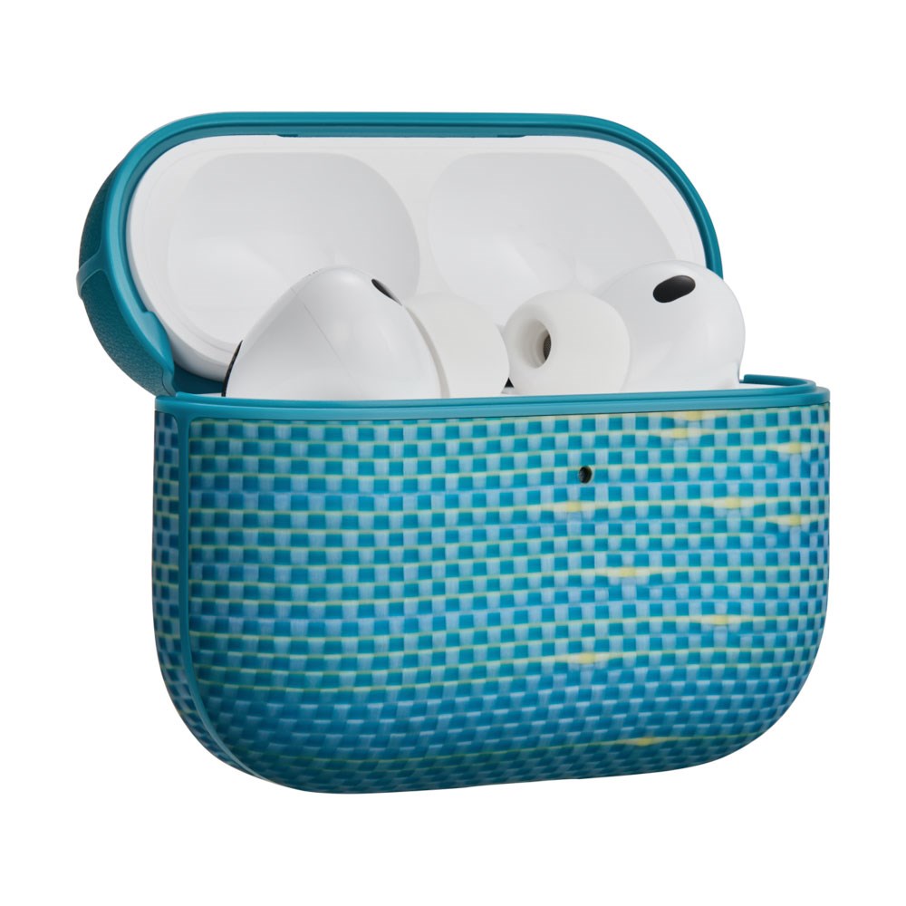 Apple AirPods Pro (3. gen.) PITAKA Aramid Fiber Case - Lucid Blue