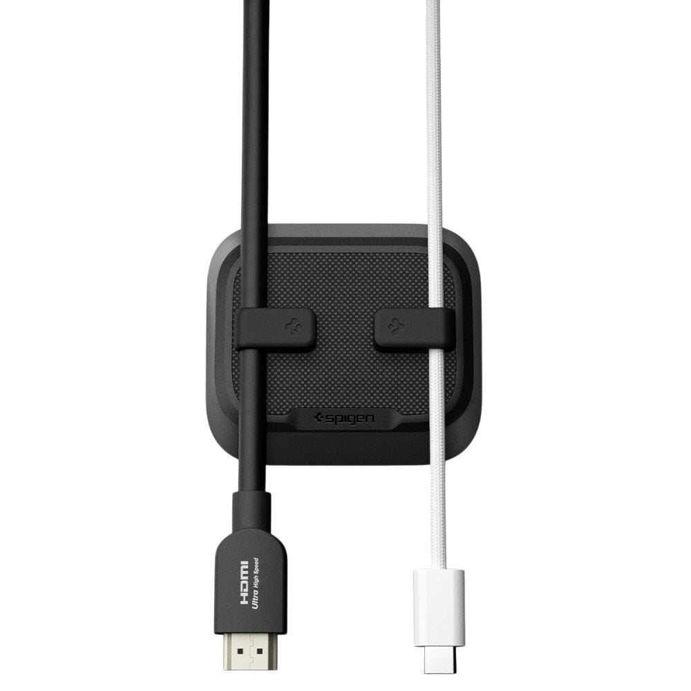 Magnetic Cable Holder Spigen - 2 pcs. Cable Ties - Black
