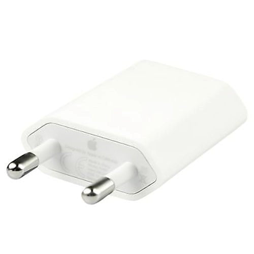 Original Apple 5W Wall Charger w. USB-A - White A1400 (MD813ZM/A)