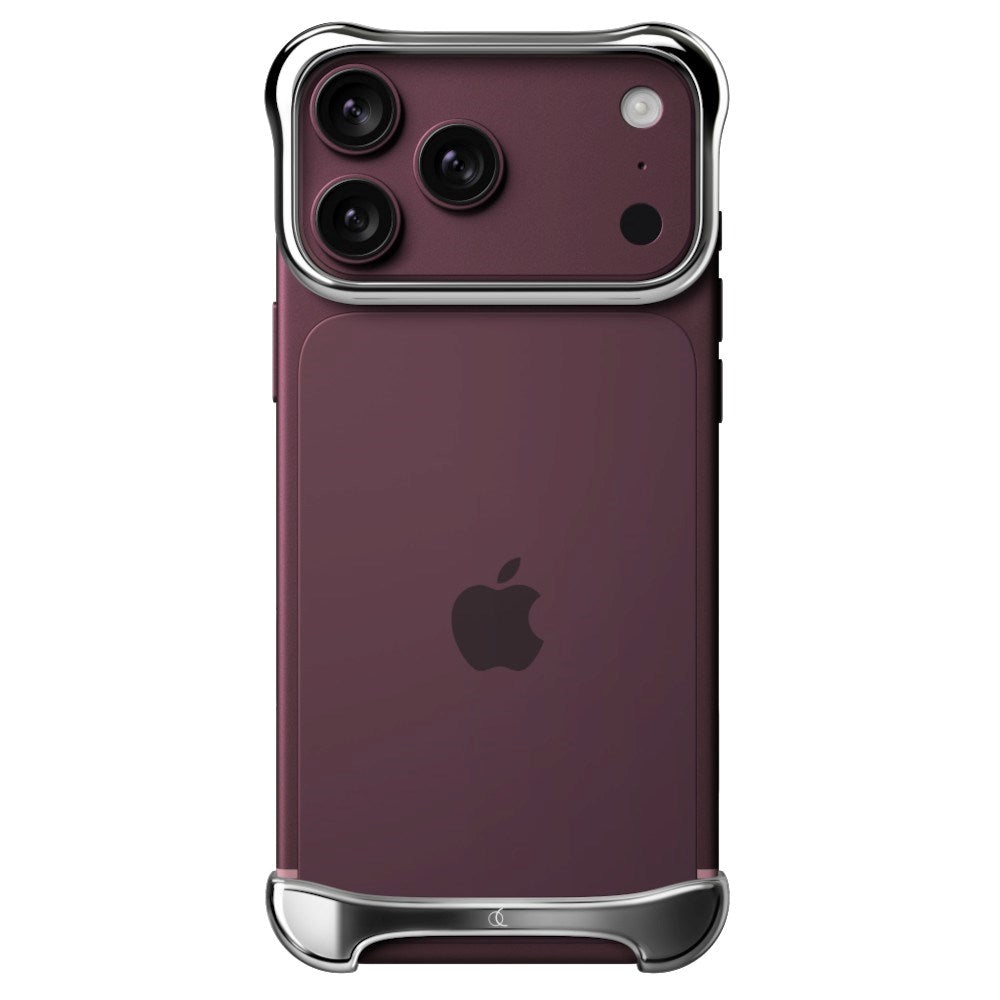 iPhone 18 Pro Arc Pulse Aluminum Bumper Case - Silver