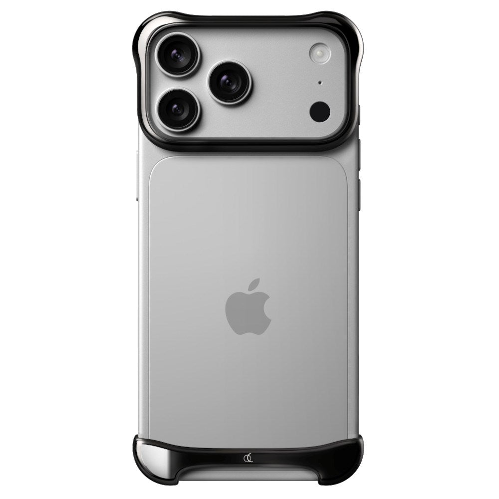 iPhone 18 Pro Max Arc Pulse Titanium Bumper Case - Onyx Black