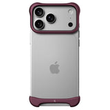 iPhone 18 Pro Arc Pulse Aluminum Bumper Case - Matte Dark Red