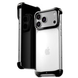 iPhone 18 Pro Max Arc Pulse Titanium Bumper Case - Onyx Black