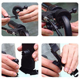 Awei X47 Universal Bike Phone Holder - Max Size Mobile: 120-170mm - Black