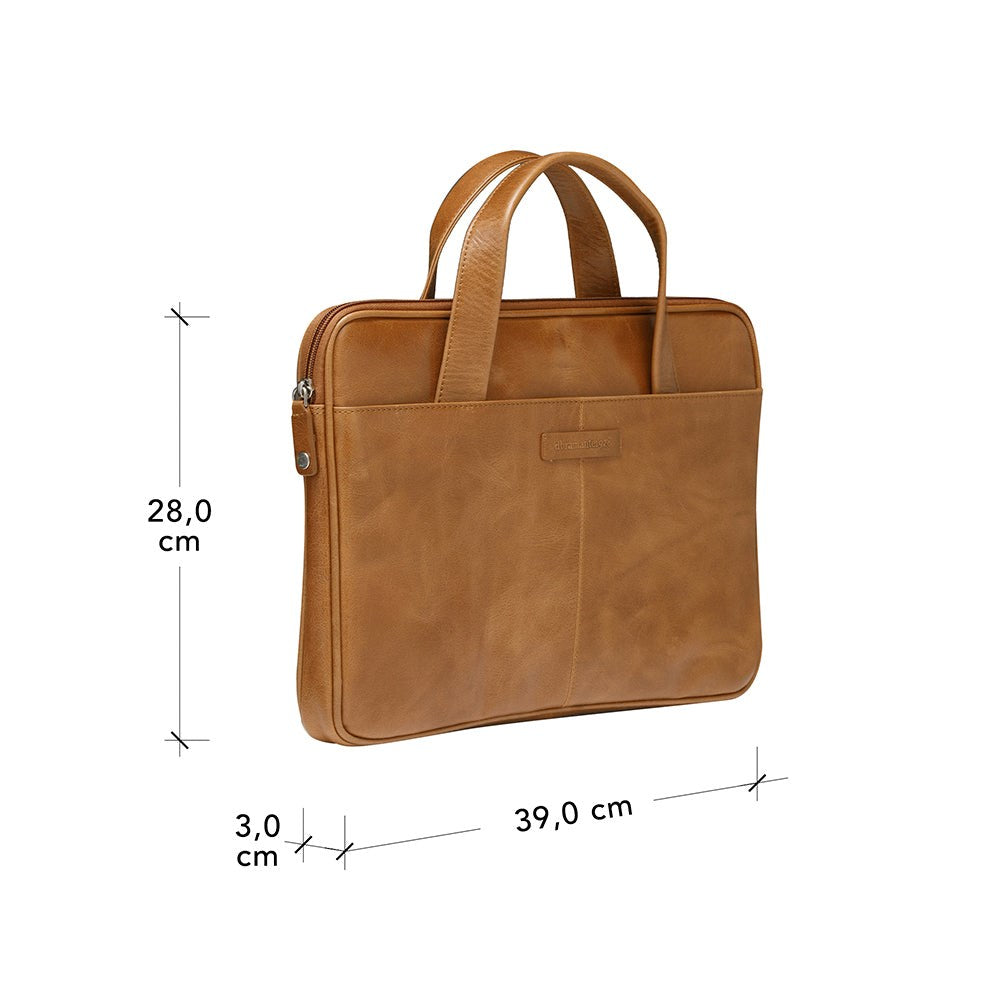 dbramante1928 Silkeborg Genuine Leather MacBook / Laptop Bag (255 x 370mm) 2. Gen - Tan