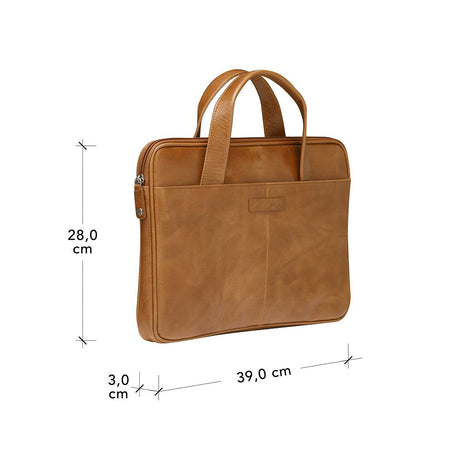 dbramante1928 Silkeborg Genuine Leather MacBook / Laptop Bag (255 x 370mm) 2. Gen - Tan