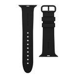 Apple Watch (42/44/SE/45/46/49mm) Native Union Curve Strap Black Silicone Strap - Black