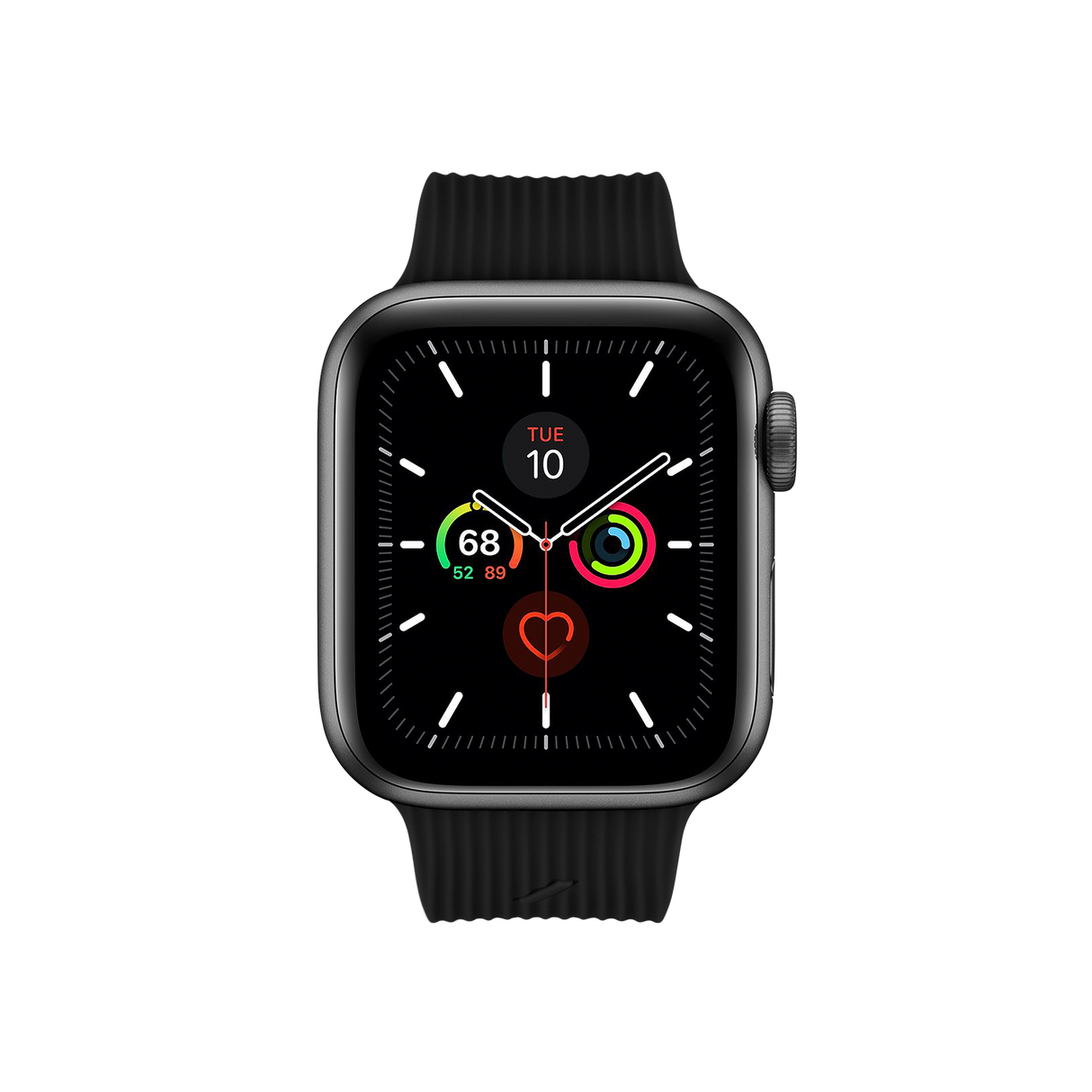 Apple Watch (38/40/SE/41/42mm) Native Union Curve Strap Silicone Strap - Black