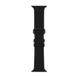 Apple Watch (42/44/SE/45/46/49mm) Native Union Curve Strap Black Silicone Strap - Black