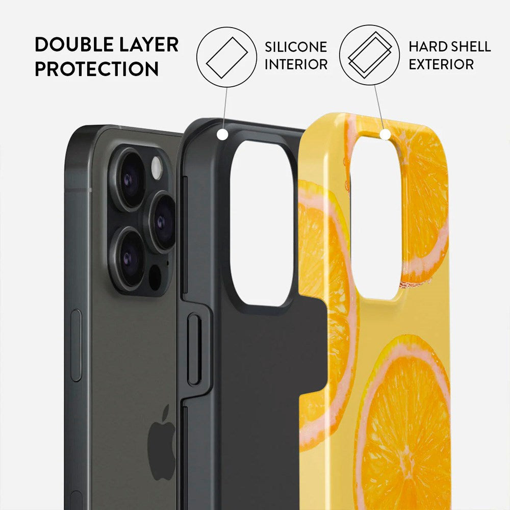 Burga iPhone 15 Pro Tough Fashion Case - Bitter