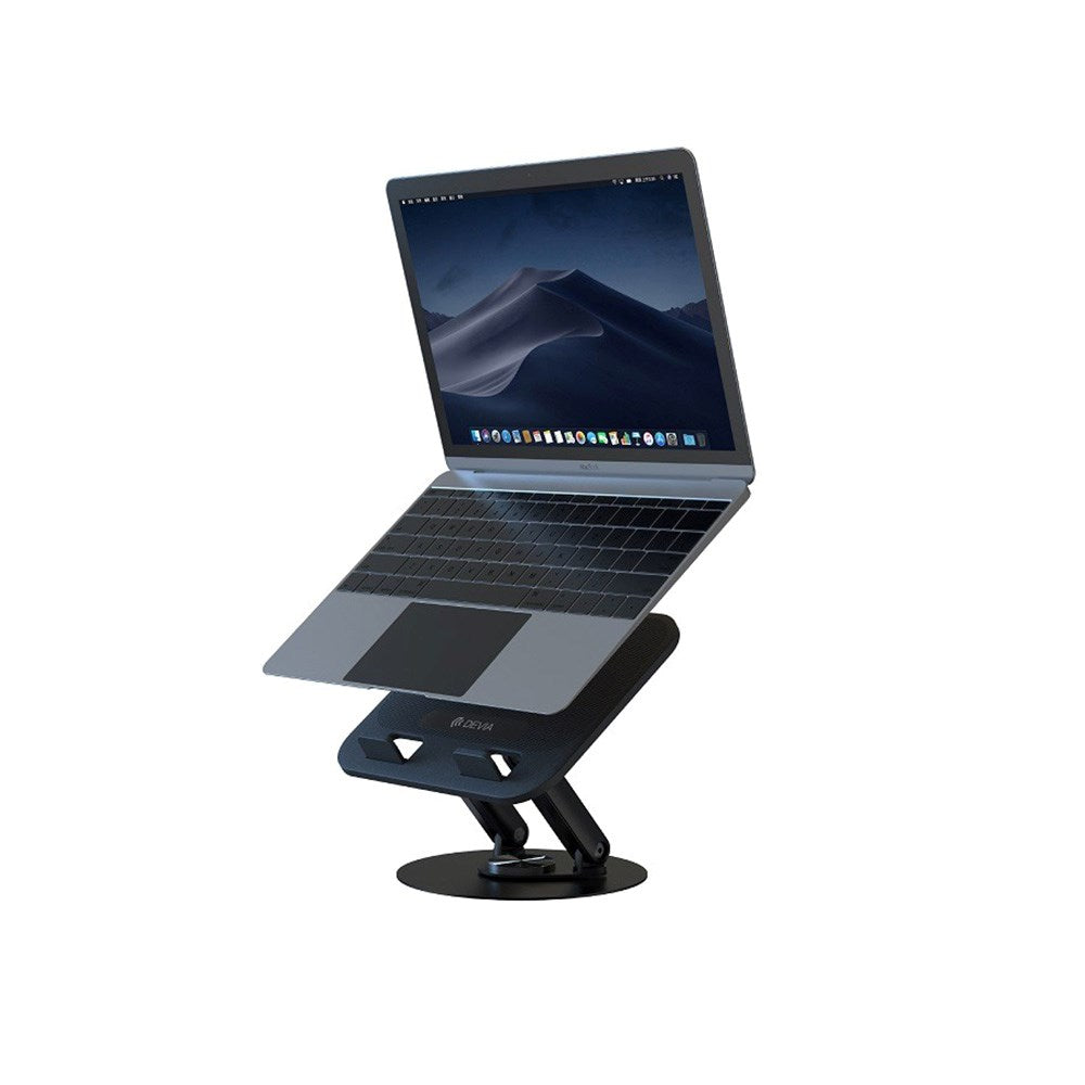Devia Rotatable and Foldable Laptop / Tablet Stand - Black