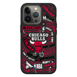 iPhone 13 Pro RhinoShield SolidSuit Drop Proof Case with Chicago Bulls - Graffiti