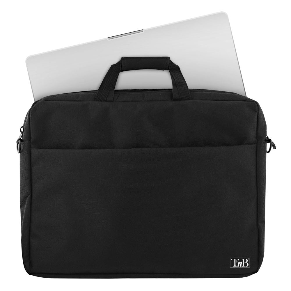 T'NB Bundle with Marseille Computer Bag 15.6" & ECO Wireless Mouse - Black / Grey