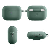 Apple Airpods Pro 2nd Gen (2022) Silicone Case with Snap Hook - Green