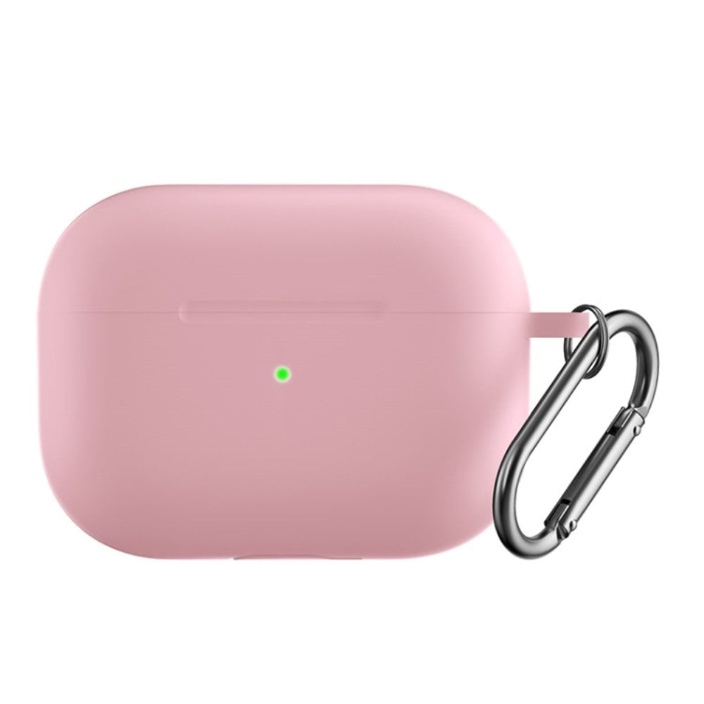 Apple Airpods Pro 2nd Gen (2022) Silicone Case with Snap Hook - Pink