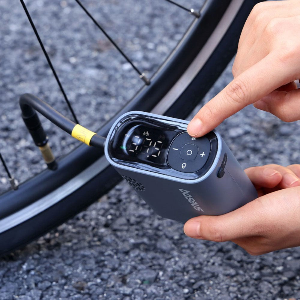 Baseus PrimeTrip Electric Bicycle Pump Compressor - Grey