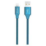 GreyLime Braided USB-A to Lightning Cable 1 m - Blue