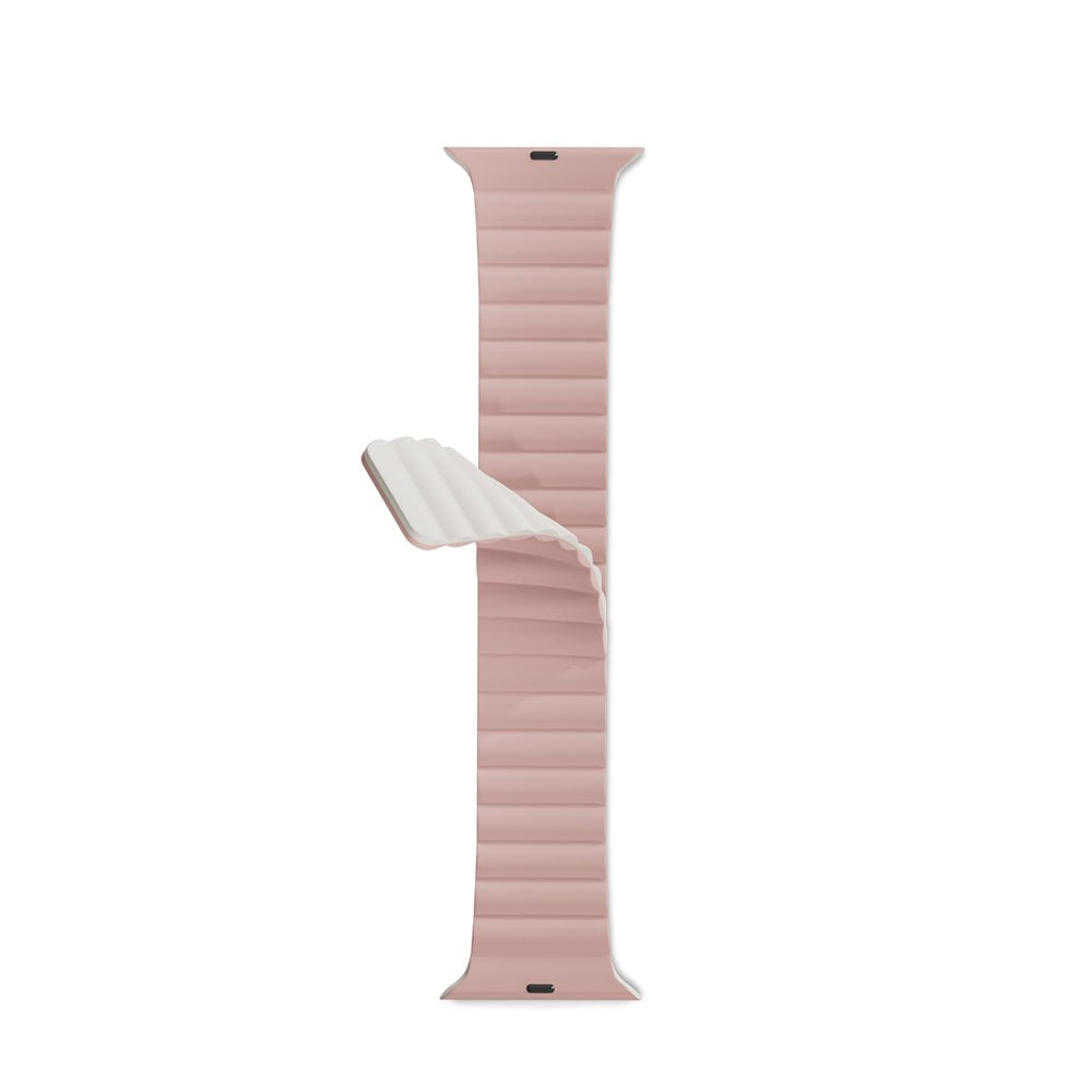 Apple Watch (38/40/SE/41mm) Epico Magnetic Silicone Strap - Pink / Grey