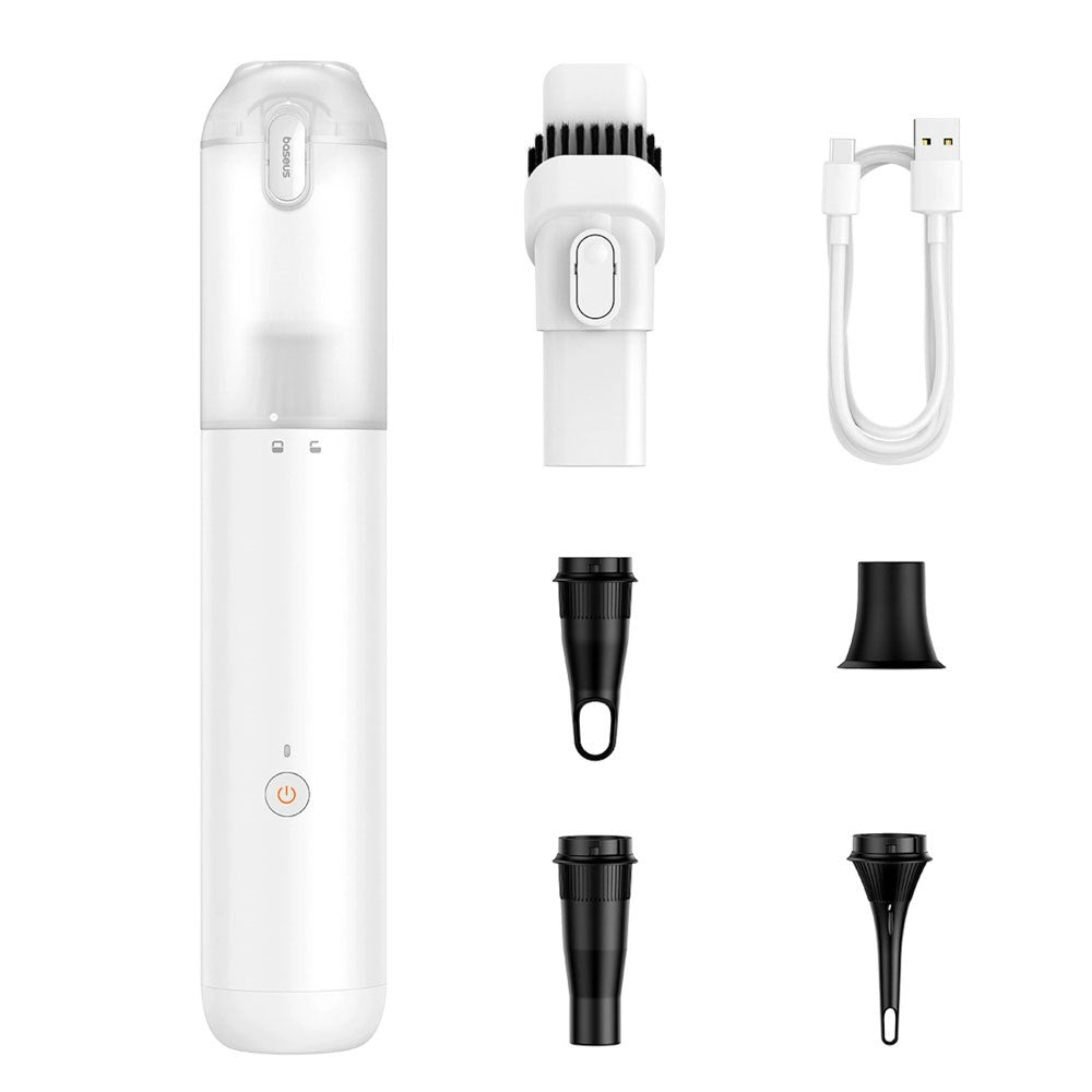 Baseus A3lite Vacuum Cleaner - Wireless Vacuum Cleaner for Car with Pump Function - White