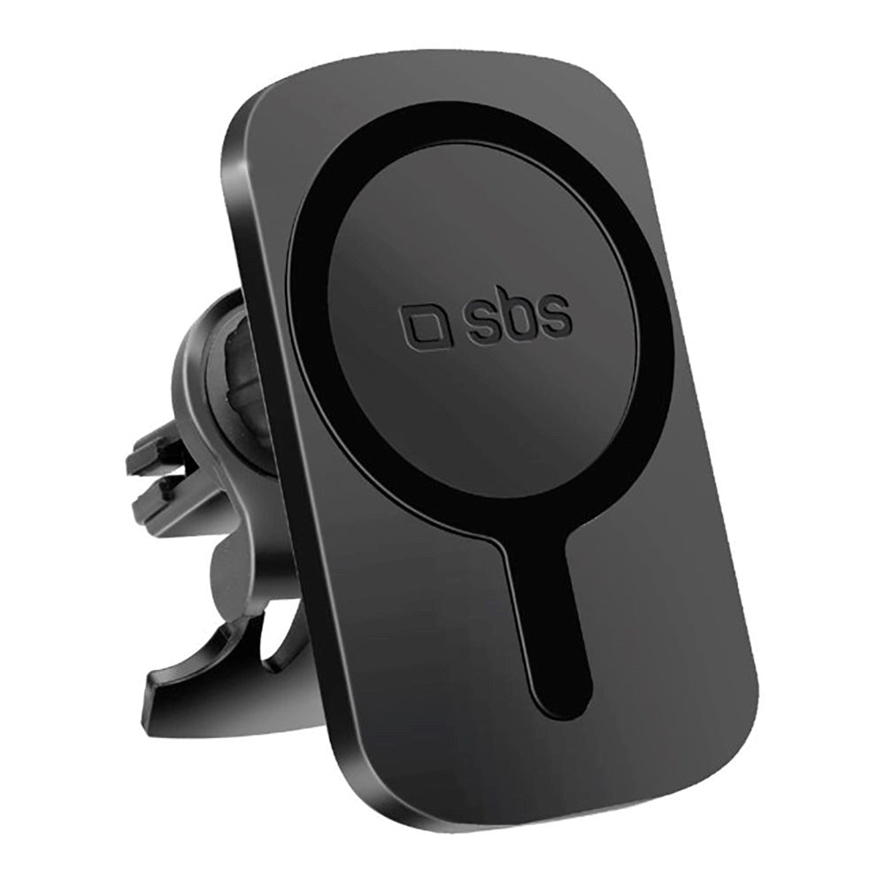 SBS MagCharge Mobile Holder for the Cars Ventilation with Wireless Charging 15W - MagSafe Compatible - Black