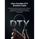 Aukey CB-DCC061 Circlet Blink 60W USB-C to USB-C Cable - 1m - Grey