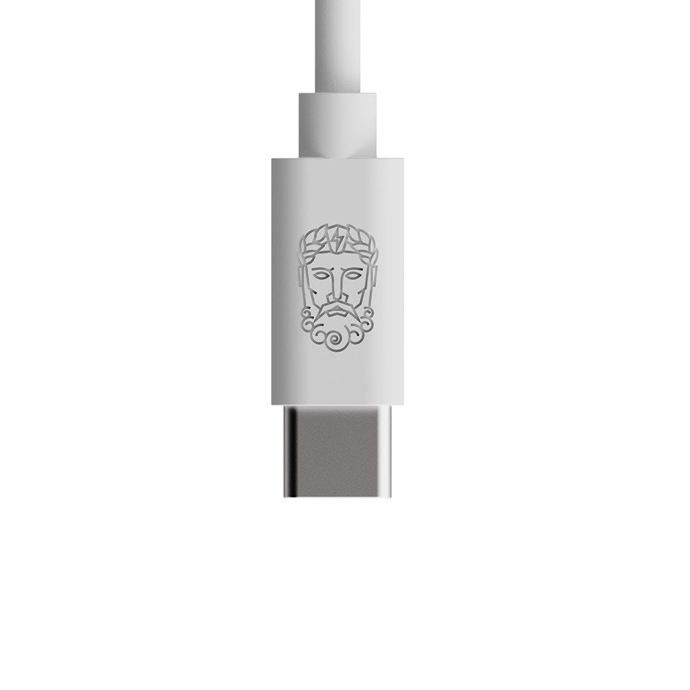 Upström Cirkulär USB-C to USB-C Cable 100W - 2.5m - White