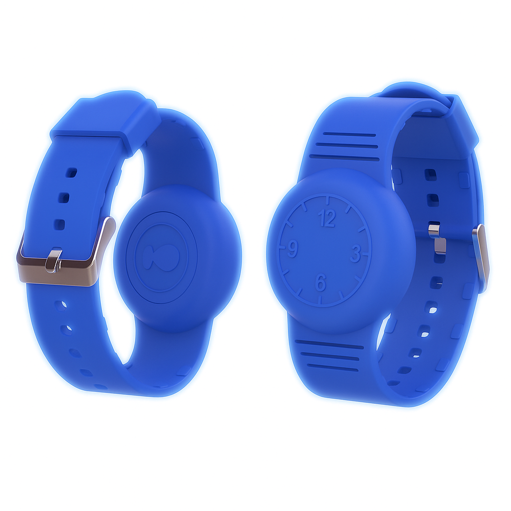 Apple AirTag Silicone Strap - Luminous Blue