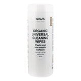 Deltaco Organic Universal Cleaning Wipes - 60 pcs - White