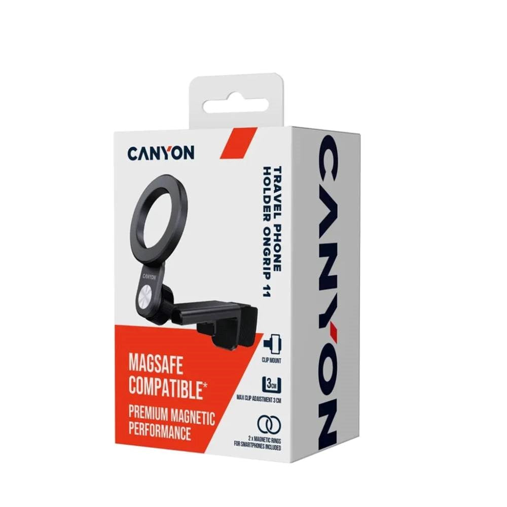 Canyon OnGrip 11 Phone Holder - MagSafe Compatible - Black