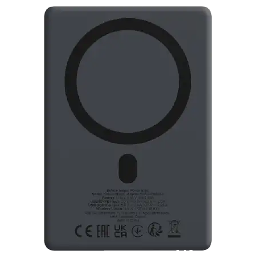 Canyon OnPower 500  5000 mAh PowerBank - MagSafe Compatible - Black