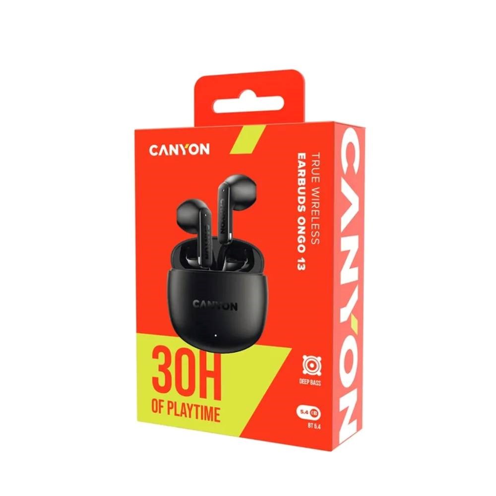 Canyon OnGo 13 True Wireless In-Ear Headphones - Black
