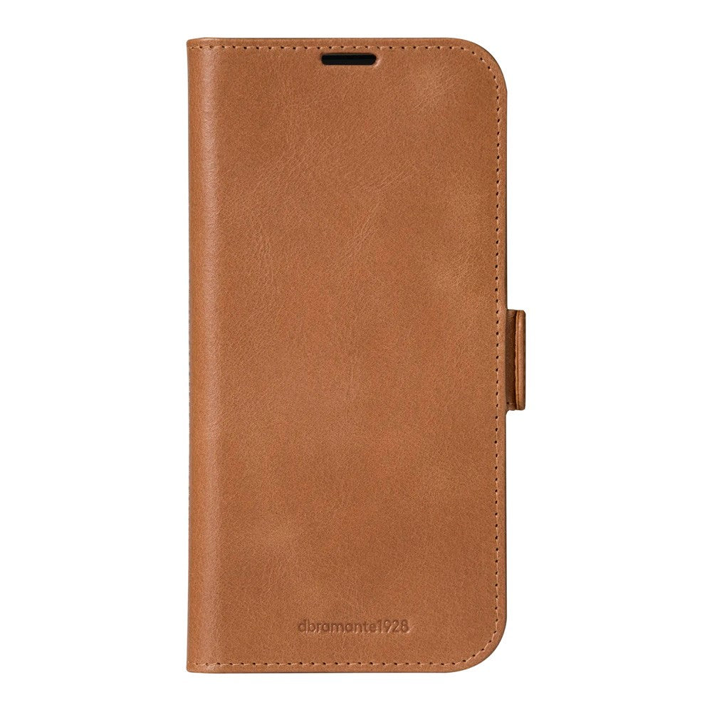 iPhone 16 Plus dbramante1928 Copenhagen Slim Genuine Leather Case with Wallet - Tan