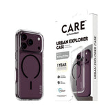 iPhone 18 Pro / 17 Pro CARE by PanzerGlass FLAGSHIP Urban Explorer Case - MagSafe Compatible - Transparent / Black
