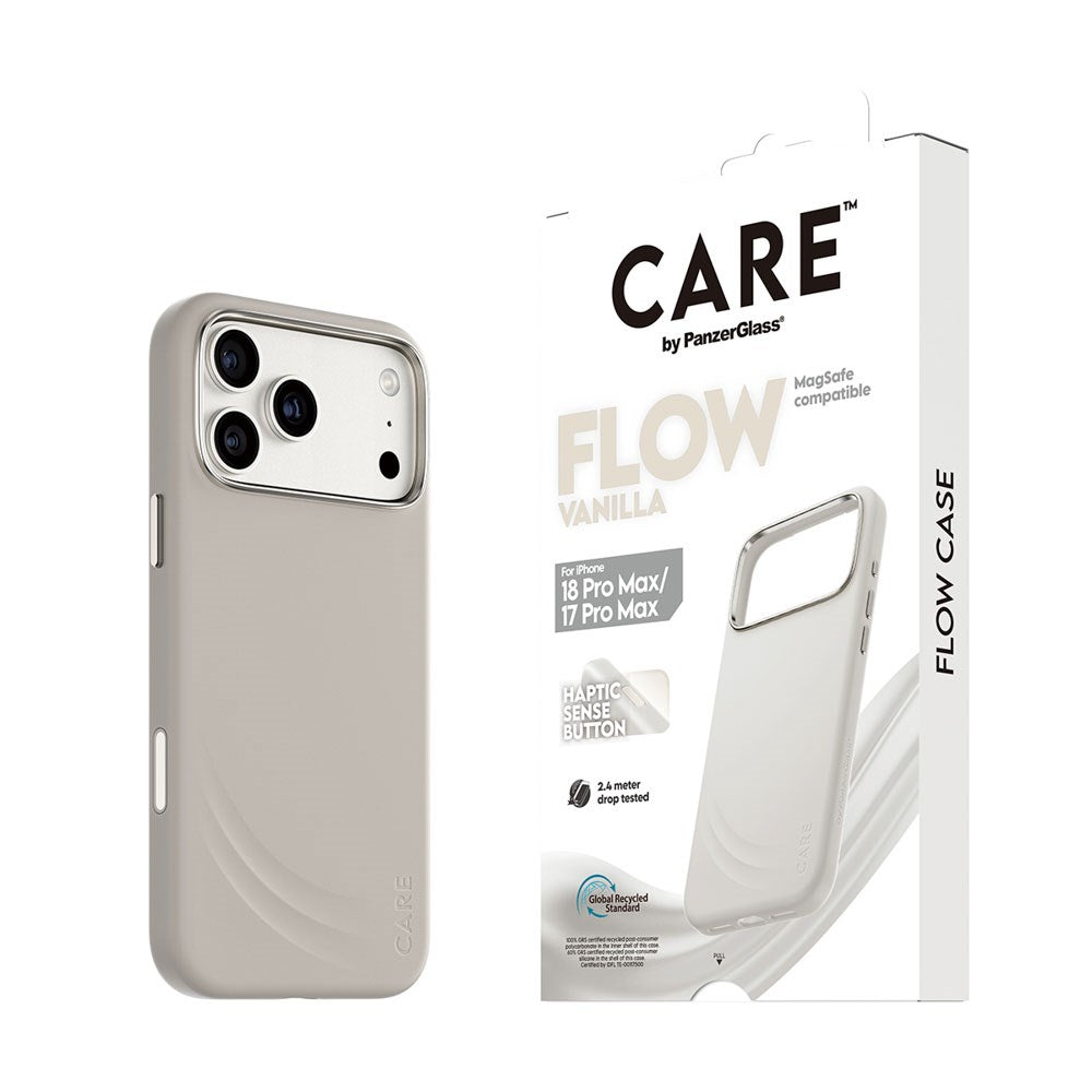 iPhone 18 Pro Max  / 17 Pro Max CARE by PanzerGlass Feature Flow Case - MagSafe Compatible - Vanilla