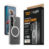 Samsung Galaxy S26 Urban Combat 3-in-1 Bundle with Case / Screen Protector / Camera Protection - Qi Compatible - Transparent