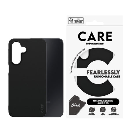 CARE by PanzerGlass Samsung Galaxy A17 (5G) FASHION Fearlessly Fashionable Case - Black