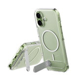 CARE by PanzerGlass iPhone 17 Feature Kickstand Case - MagSafe Compatible - Transparent / Silver