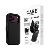 iPhone 18 Pro Max  / 17 Pro Max CARE by PanzerGlass Feature Tango 2-in-1 Flip Case with Wallet - MagSafe Compatible - Black