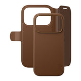 iPhone 18 Pro / 17 Pro CARE by PanzerGlass Feature Tango 2-in-1 Flip Case with Wallet - MagSafe Compatible - Brown
