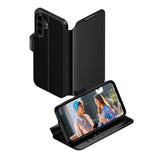 Samsung Galaxy A37 CARE by PanzerGlass Feature Wallet Case with Kickstand - Black