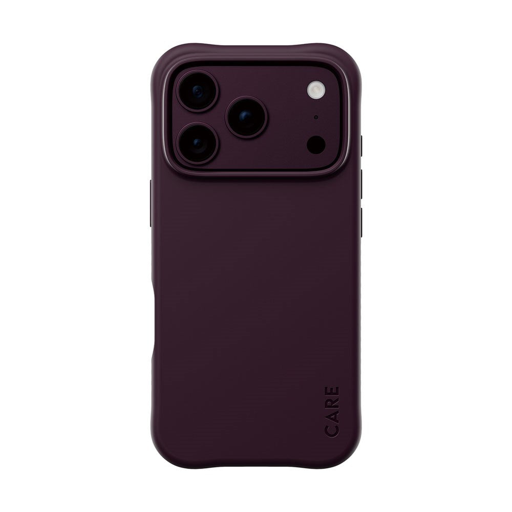 iPhone 18 Pro / 17 Pro CARE by PanzerGlass Fashionable Samba Case - MagSafe Compatible - Dark Cherry