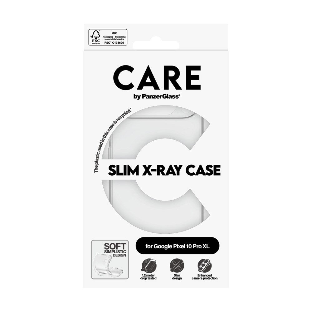 CARE by PanzerGlass Google Pixel 10 Pro XL Fashionable Transparent X-Ray Soft Basic Case - Transparent
