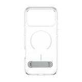 CARE by PanzerGlass iPhone 17 Pro Max Feature Kickstand Case - MagSafe Compatible - Transparent / Silver
