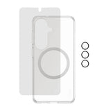 Samsung Galaxy S26 Urban Combat 3-in-1 Privacy Bundle with Case / Screen Protector (Privacy) / Camera Protection - Qi Compatible - Transparent