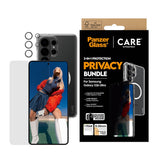 Samsung Galaxy S26 Ultra Urban Combat 3-in-1 Privacy Bundle with Case / Screen Protector (Privacy) / Camera Protection - Qi Compatible - Transparent