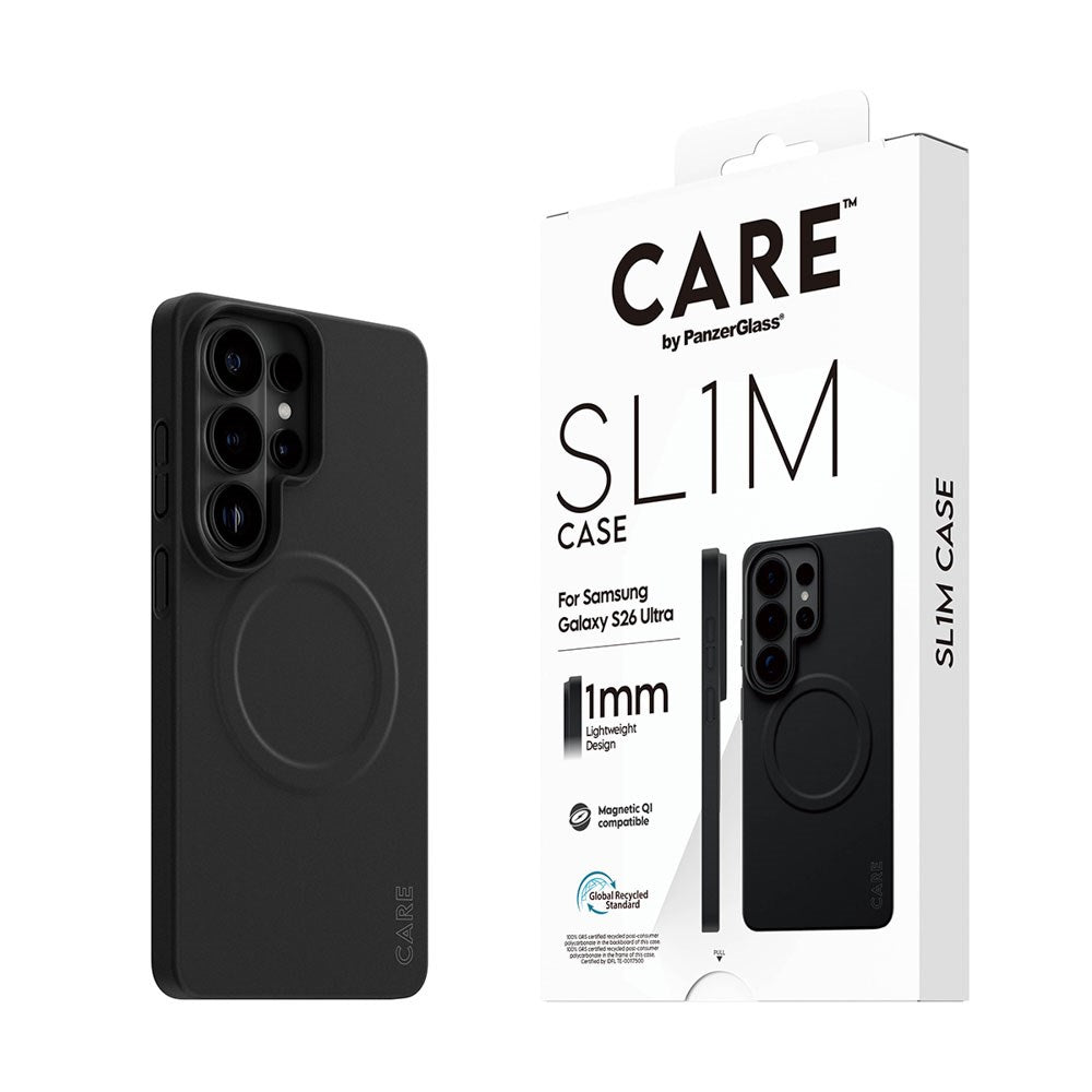 Samsung Galaxy S26 Ultra CARE by PanzerGlass SL1M Case - Black